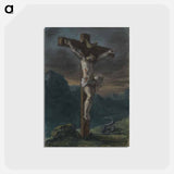 アートポストカード-Christ on the Cross - ウジェーヌ ドラクロワ Postcard.