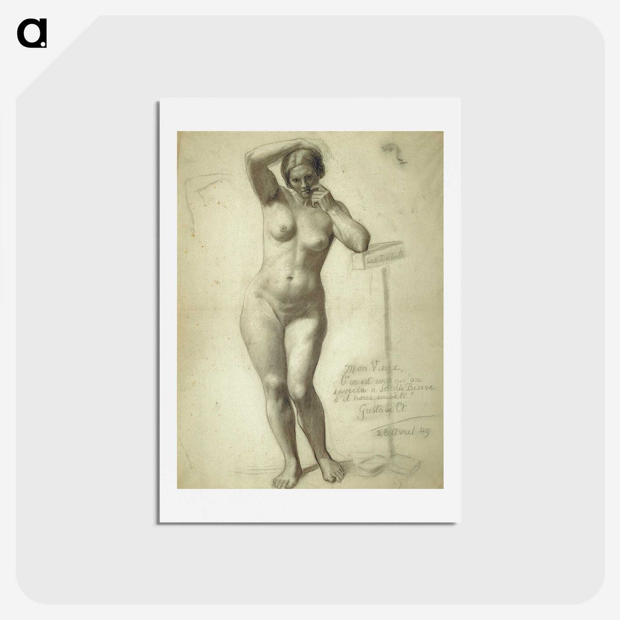 3-75_Gustave-Courbet_hagaki