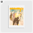 アートポストカード-La Clownesse au Moulin Rouge - アンリ ド トゥールーズ ロートレック Postcard.