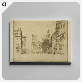 アートパネル-Parliament Street, Westminster
 - ジョセフ ペネル Canvas.