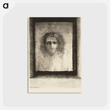 アートポストカード-It was a Veil, an Imprint - オディロン ルドン Postcard.
