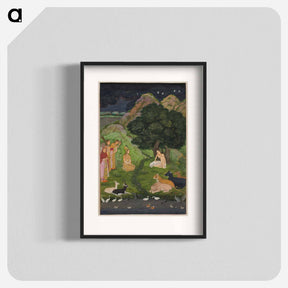 アートポスター-Laylá and Majnūn in the Wilderness
 - セントルイス美術館 Poster.
