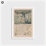 アートポストカード-The Ecchoing Green - ウィリアム ブレイク Postcard.