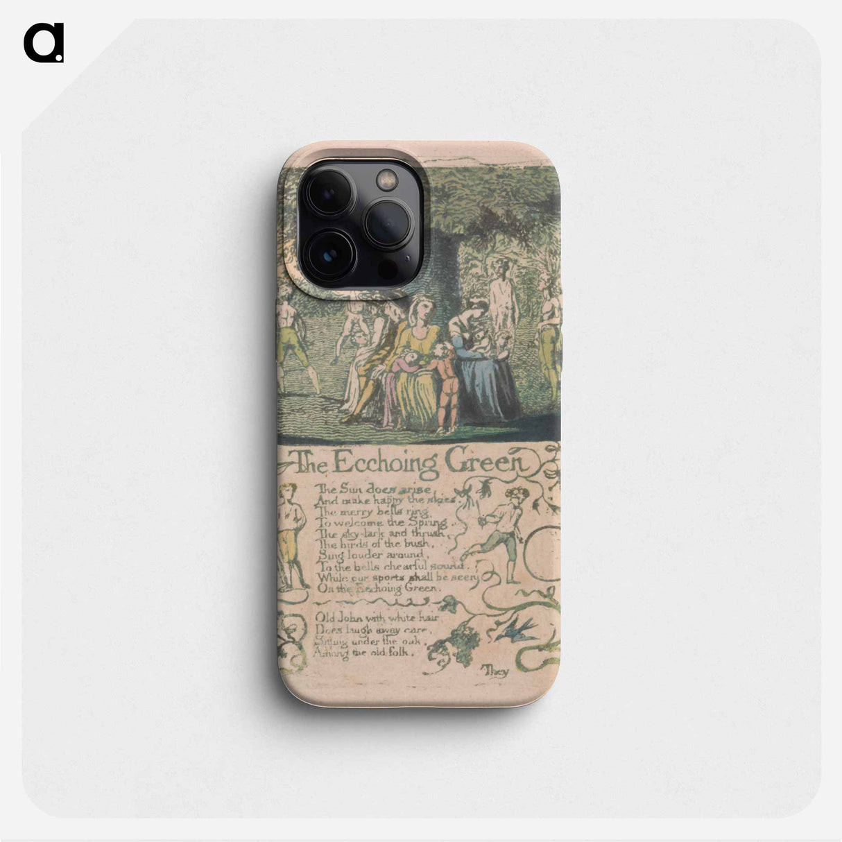 The Ecchoing Green - ウィリアム ブレイク Phone Case.