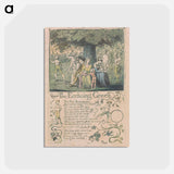 アートポストカード-The Ecchoing Green - ウィリアム ブレイク Postcard.