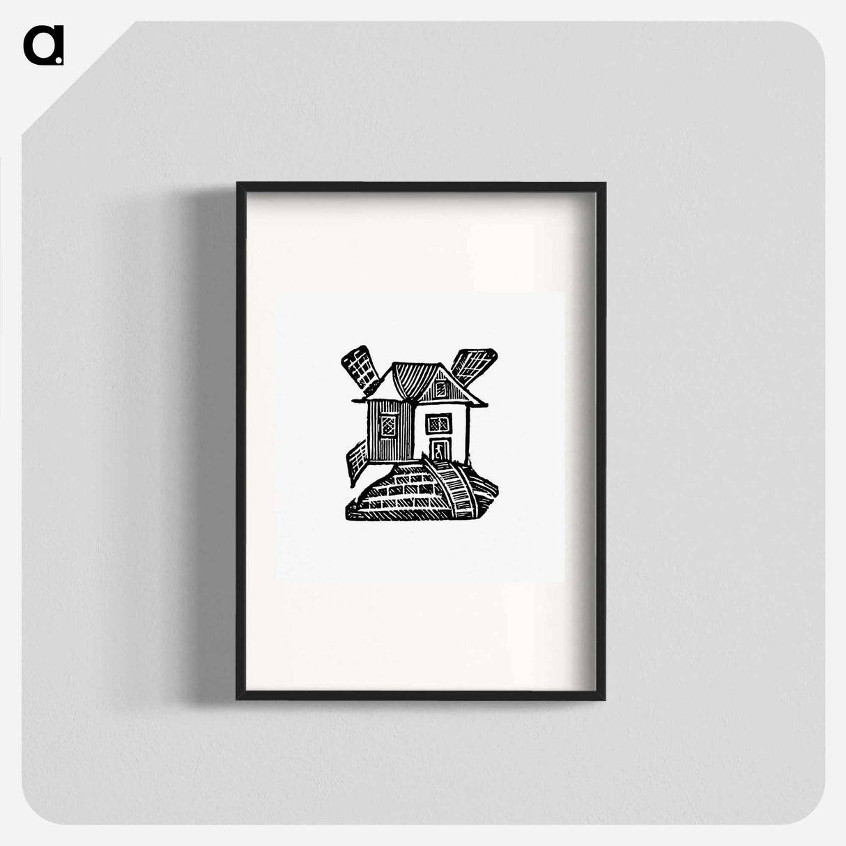 アートポスター-Victorian House Engraving
 - 大英図書館 Poster.