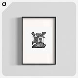 アートポスター-Victorian House Engraving
 - 大英図書館 Poster.