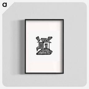 アートポスター-Victorian House Engraving
 - 大英図書館 Poster.