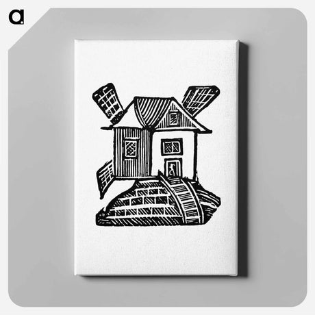アートパネル-Victorian House Engraving
 - 大英図書館 Canvas.