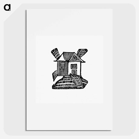 アートポスター-Victorian House Engraving
 - 大英図書館 Poster.