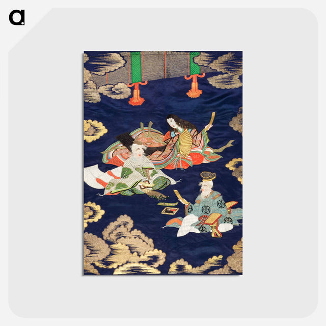 アートポストカード-Embroidered Fukusa
 - クリーブランド美術館 Postcard.