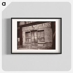 アートポスター-Le Figaro populaire, 122 Boulevard de la Villette
 - ウジェーヌ アジェ Poster.