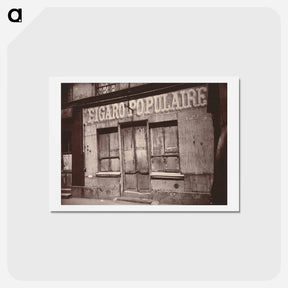 アートポストカード-Le Figaro populaire, 122 Boulevard de la Villette
 - ウジェーヌ アジェ Postcard.