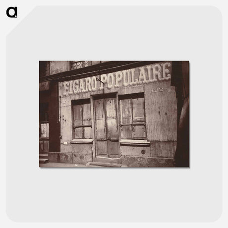 アートポストカード-Le Figaro populaire, 122 Boulevard de la Villette
 - ウジェーヌ アジェ Postcard.