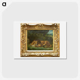 3-76_Eugene-Delacroix_hagaki
