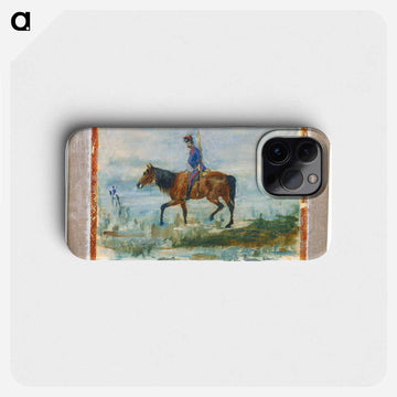 Hussars - アンリ ド トゥールーズ ロートレック Phone Case.