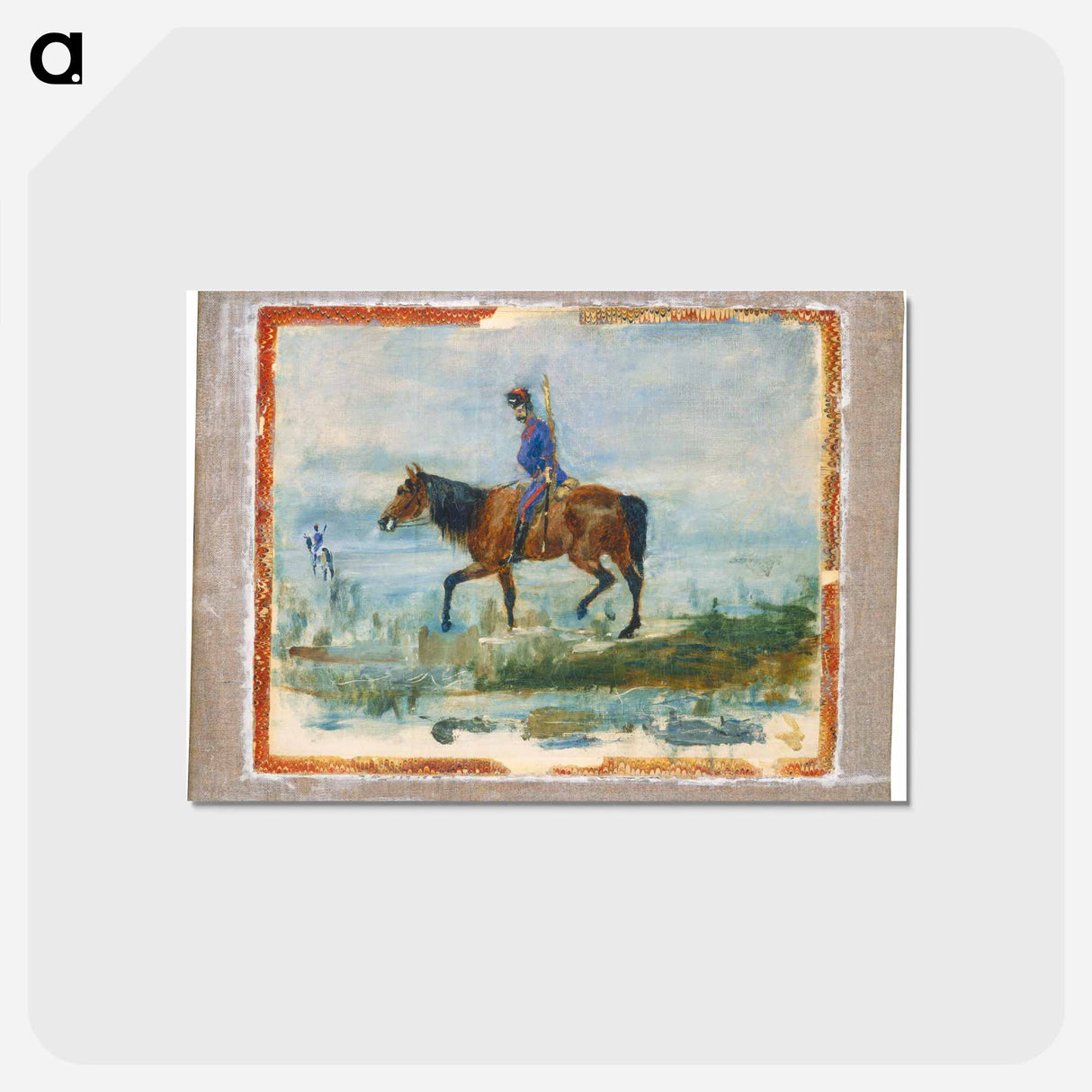 アートポストカード-Hussars - アンリ ド トゥールーズ ロートレック Postcard.