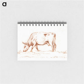 アートメモ帳-Grazing cow - ジャン ベルナール Memo.