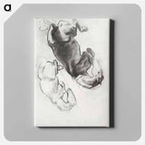 Studies for "The Fall of Gog and Magog" by John Singer Sargent - John Singer Sargent Canvas.