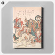アートパネル-Seven Gods of Good Fortune - 葛飾 北斎 Canvas.