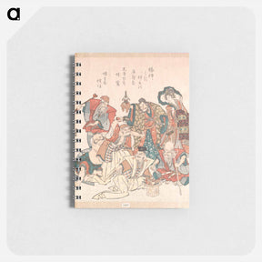 アートメモ帳-Seven Gods of Good Fortune - 葛飾 北斎 Memo.