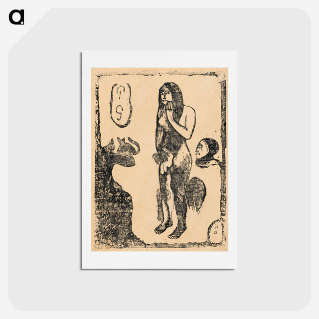 アートポストカード-Eve - ポール ゴーギャン Postcard.