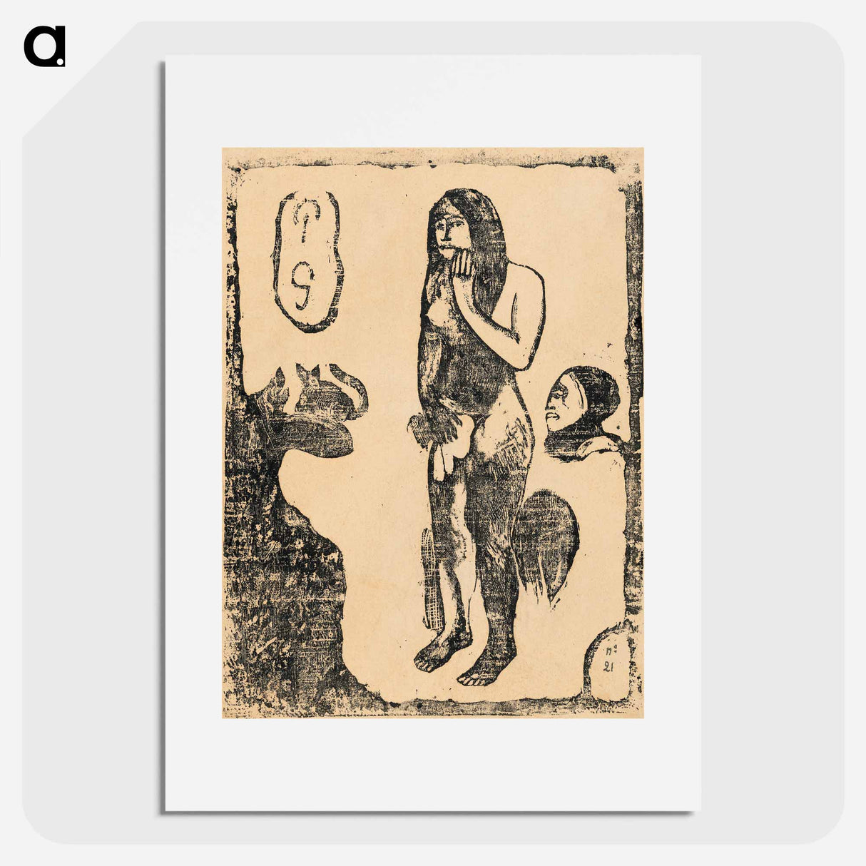 Eve - ポール ゴーギャン Poster.