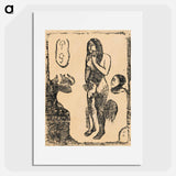 Eve - ポール ゴーギャン Poster.