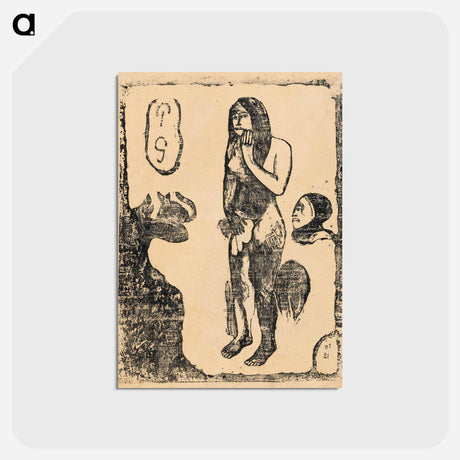 アートポストカード-Eve - ポール ゴーギャン Postcard.