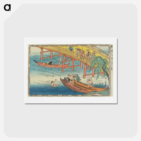 アートポストカード-Sixth Month
 - 歌川 国貞 Postcard.