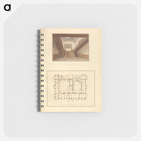 アートメモ帳-The Staircase at Longleat / Ground Plan of Longleat House, Wiltshire
 - イェール大学アートギャラリー Memo.
