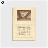 アートポストカード-The Staircase at Longleat / Ground Plan of Longleat House, Wiltshire
 - イェール大学アートギャラリー Postcard.