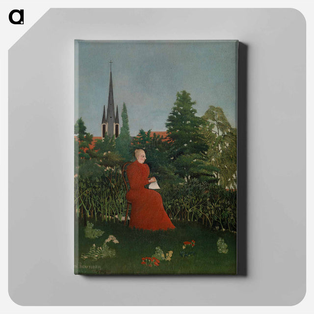 アートパネル-Portrait of a Woman in a Landscape
 - バーンズ・コレクション Canvas.