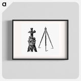 アートポスター-Tripod from A Treatise On Mine-Surveying
 - 大英図書館 Poster.