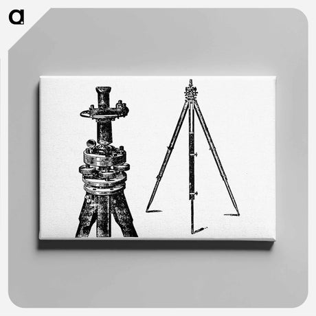 アートパネル-Tripod from A Treatise On Mine-Surveying
 - 大英図書館 Canvas.