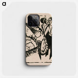 Fling dance - Ernst Ludwig Kirchner Phone Case.