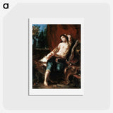3-77_Eugene-Delacroix_hagaki