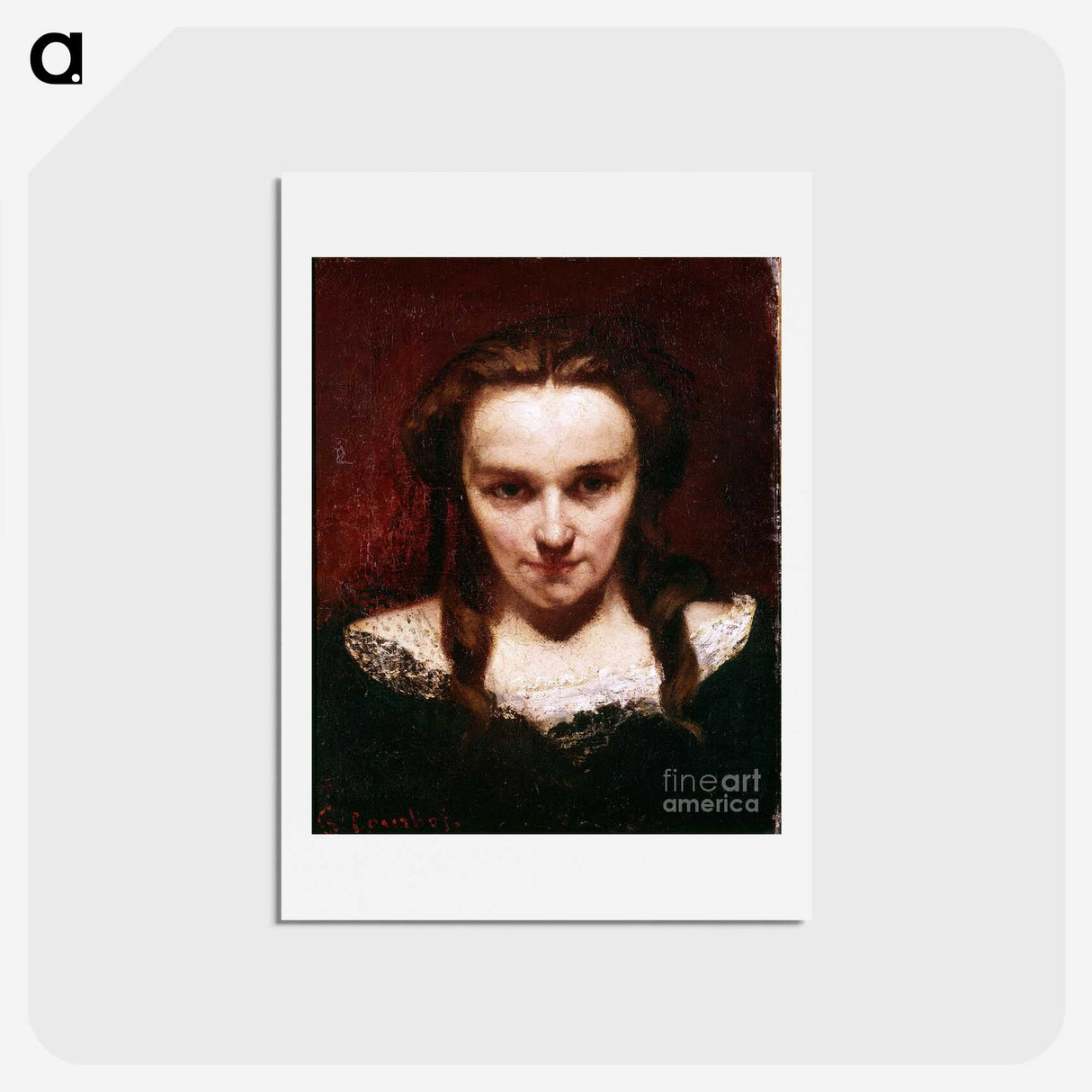 3-77_Gustave-Courbet_hagaki