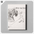 アートパネル-Menu from the Dinner Tarnais - アンリ ド トゥールーズ ロートレック Canvas.