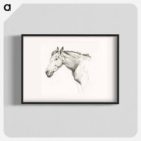 アートポスター-Head of a horse - ジャン ベルナール Poster.