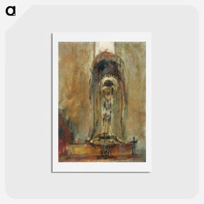 アートポストカード-A Spanish Madonna - ジョン シンガー サージェント Postcard.