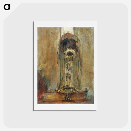 アートポストカード-A Spanish Madonna - ジョン シンガー サージェント Postcard.
