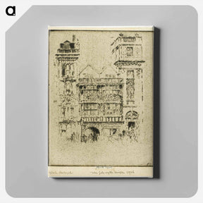 アートパネル-The Gate of the Temple
 - ジョセフ ペネル Canvas.