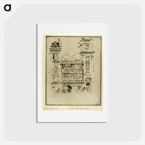 アートポストカード-The Gate of the Temple
 - ジョセフ ペネル Postcard.