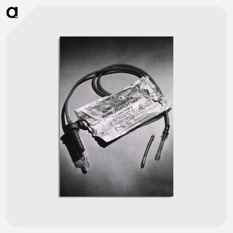 アートポストカード-Sterile Army Expendable Blood Recipient Set
 - 国立医学図書館 Postcard.