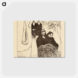 アートポストカード-Old Women of Arles - ポール ゴーギャン Postcard.