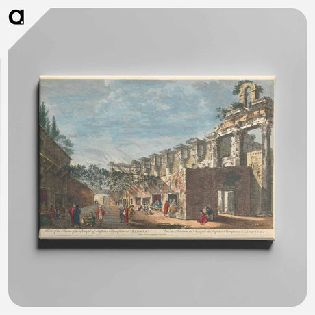 アートパネル-A View of the Ruins of the Temple of Jupiter Olympius at Athens
 - イェール大学アートギャラリー Canvas.