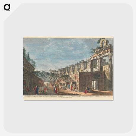 アートポストカード-A View of the Ruins of the Temple of Jupiter Olympius at Athens
 - イェール大学アートギャラリー Postcard.