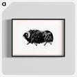 アートポスター-Muskox from Amerika
 - 大英図書館 Poster.