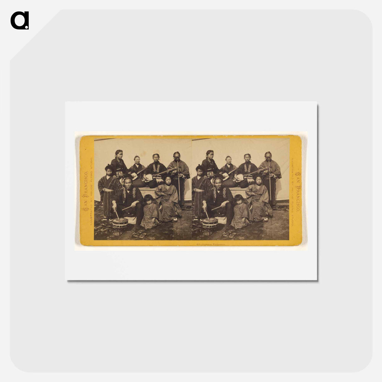 アートポストカード-Japanese Performers
 - エドワード マイブリッジ Postcard.